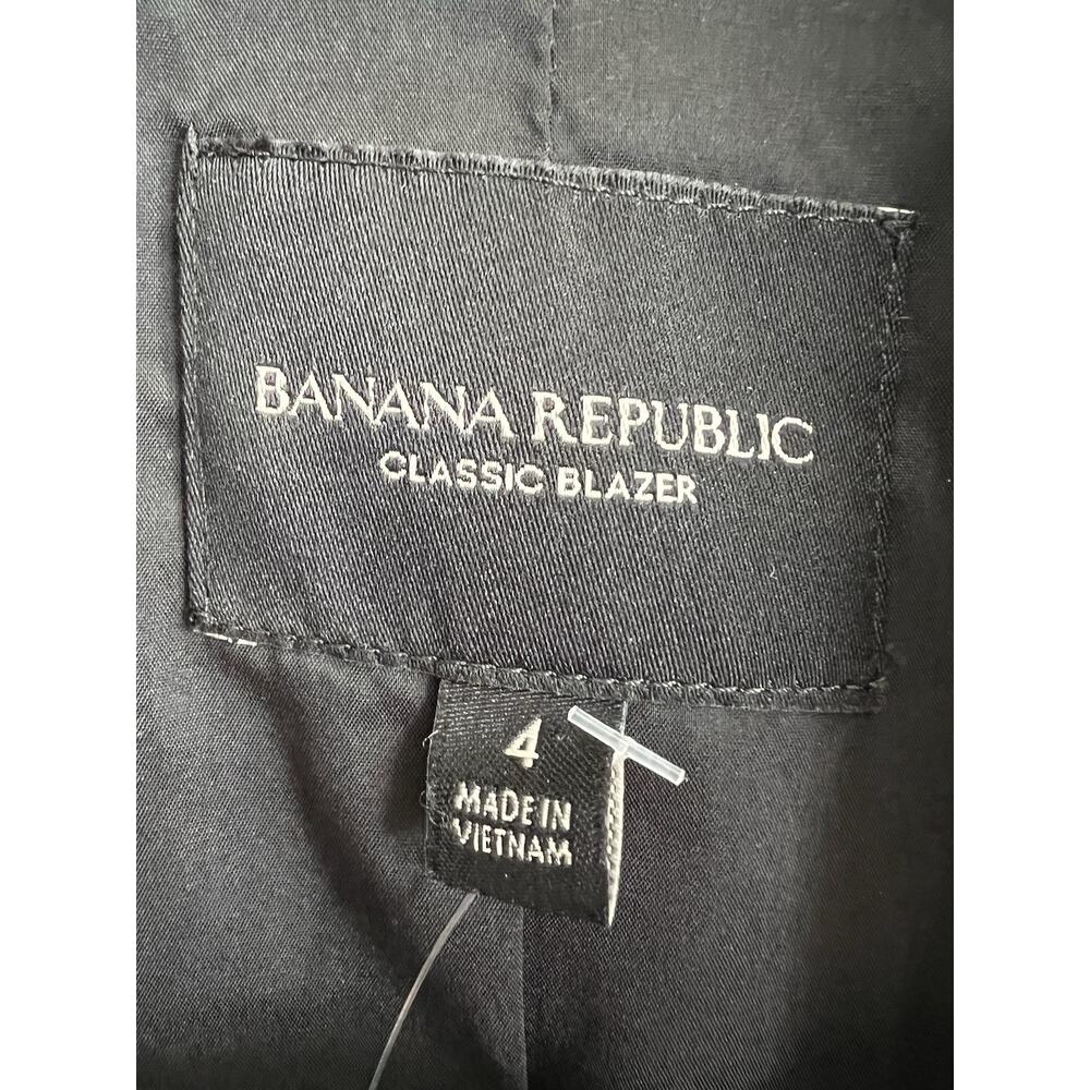 BANANA REPUBLIC Leopard Classic Stretch Twill Blazer Jacket - Picture 11 of 15